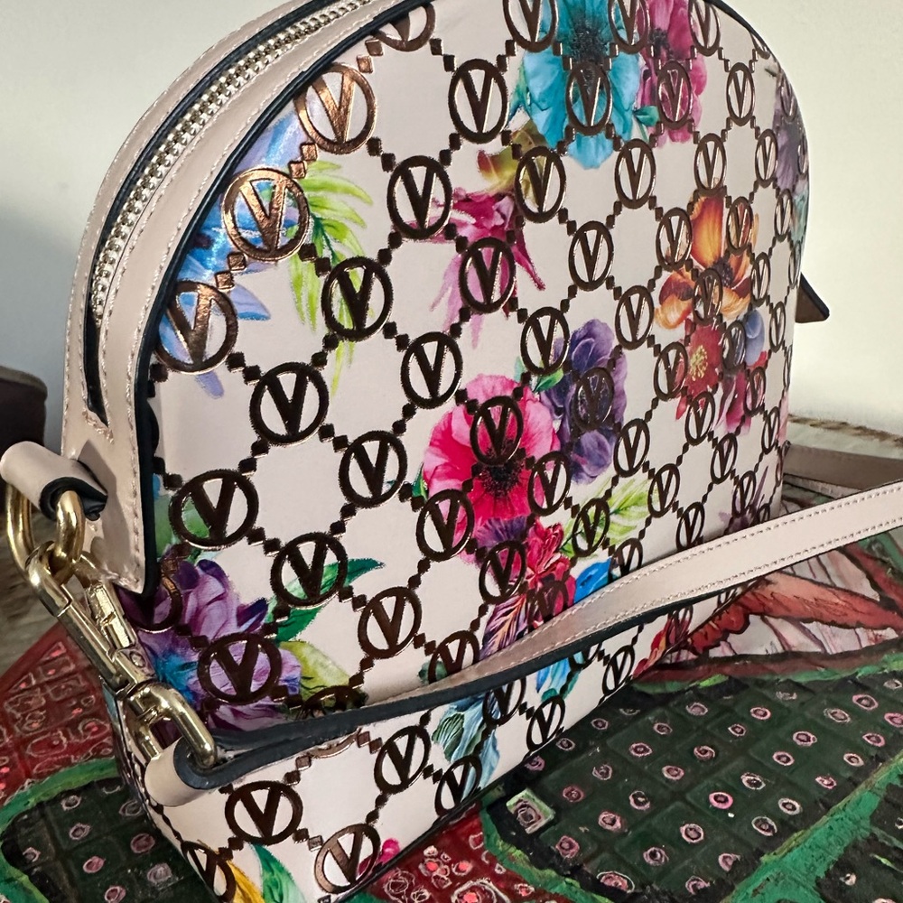 Valentino By Mario Valentino Multicolor Floral Crossbody Bag - Picture 6 of 8